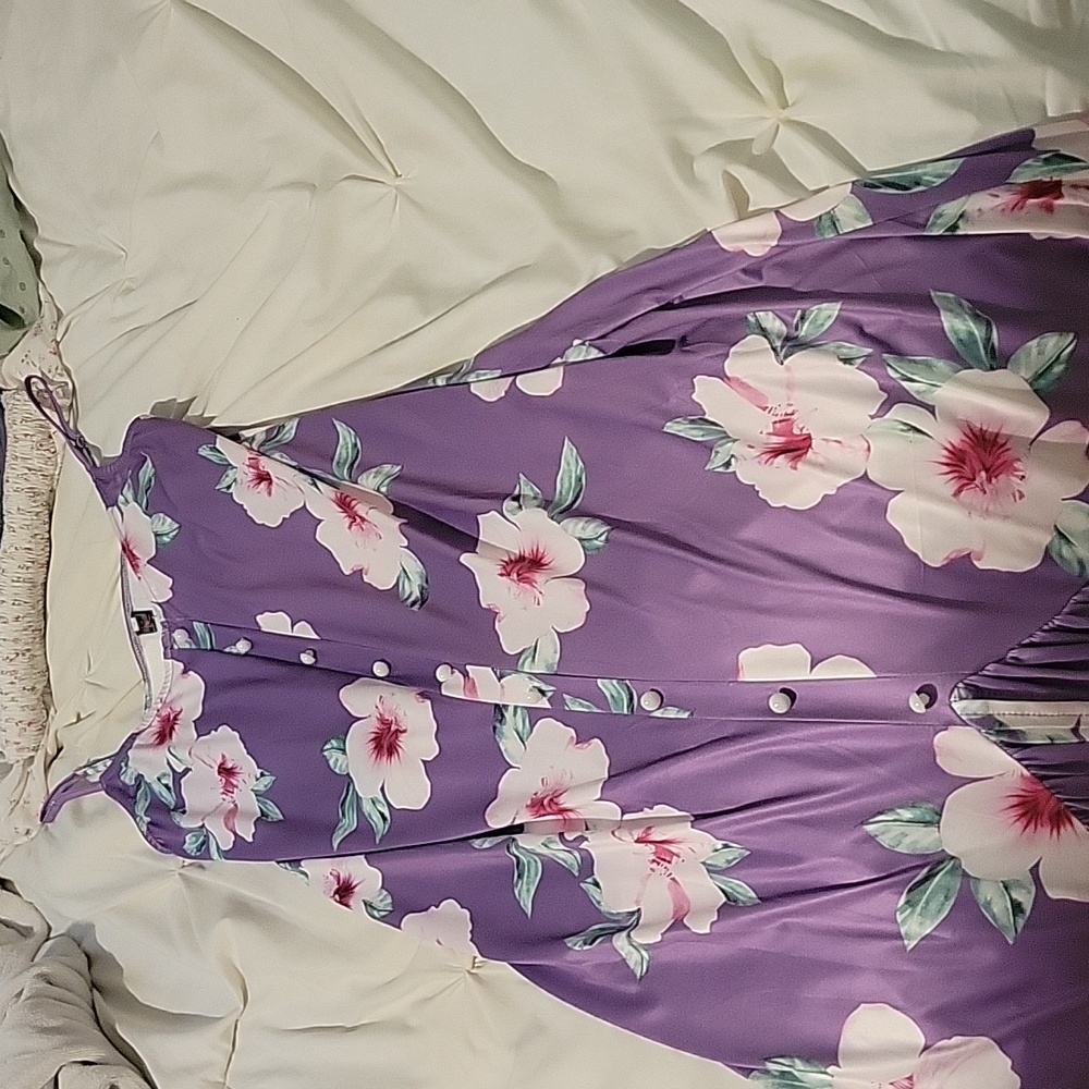 Purple flower dress